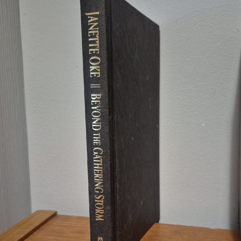 Beyond The Gathering Storm, hard cover book by Janette Oke.